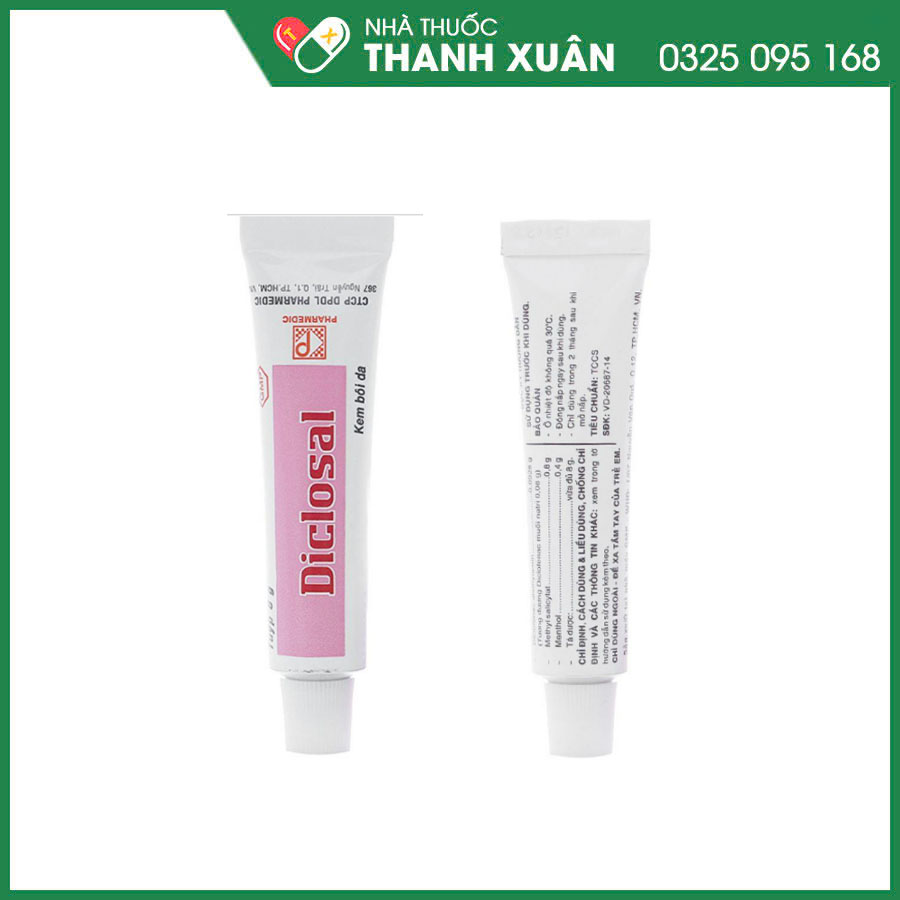Diclosal thuốc bôi ngoài da điều trị trong viêm cơ và khớp
